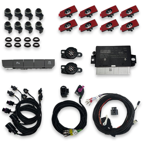 Parking Aid Front & Rear with OPS for Skoda Octavia 3 (Facelift)