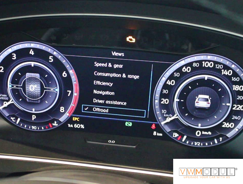Tiguan Odometer Display VW Tiguan AD1, BW2
